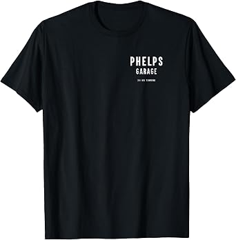 Halloween Phelps Garage Front and Back Horror Movie T-Shirt
