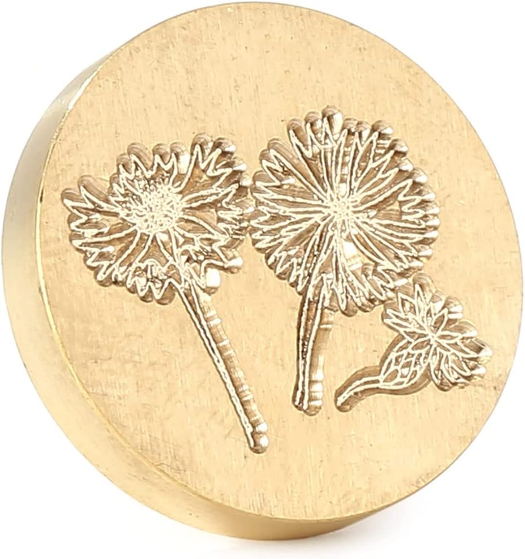 Sealing Stamp Retro Wax Seal Stamp Replacing Copper Head Vintage Envelope Sealing Hobby Tool DIY Ceiling Wax Decoration Craft kit (Color: ZW-05) (Zw)