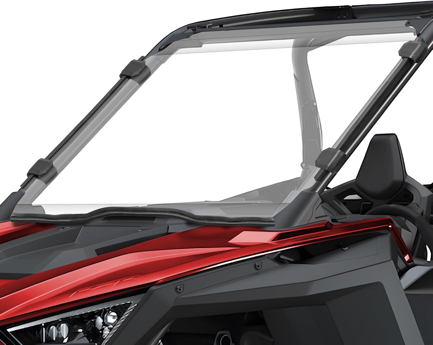 StarknightMT RZR PRO XP Windshield Scratch-Resistant Compatible with 2020-2024 Polaris RZR PRO XP/4 Front Windshield Waterproof Clear Windscreen Hard PC Full Window Accessories