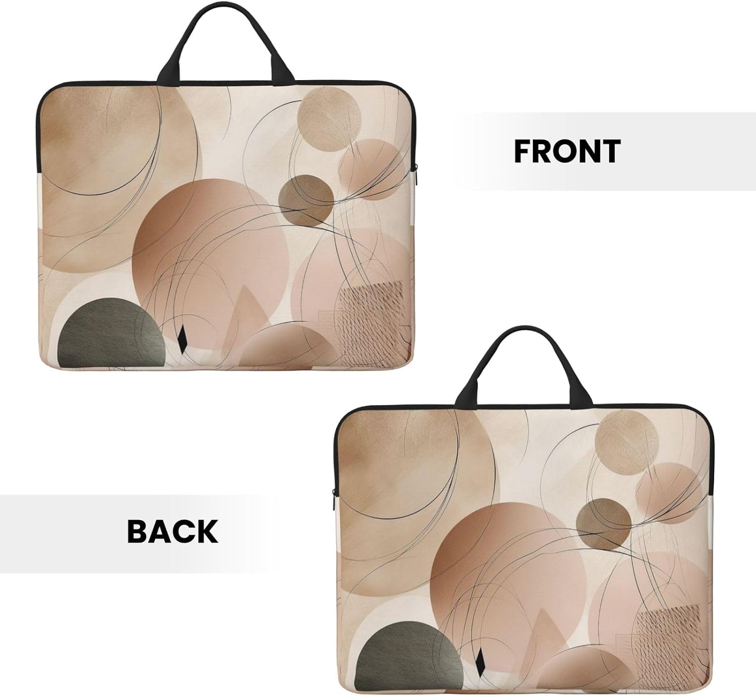 Laptop Sleeve 14 in Sleeve for Women Men Created Artwork Notebook Shockproof Laptop Case image 3