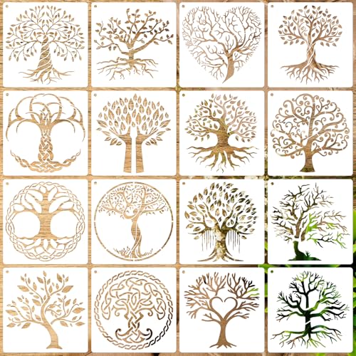 Resflyar Tree Of Life Stencil Set