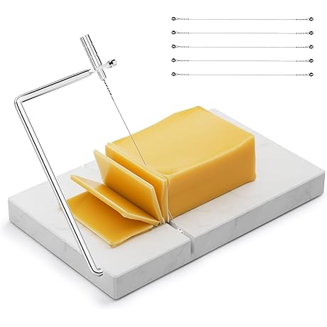 Cheese Slicer - Cheese Cutter with 5 Replacement Upgrade Thick Cutting Wires...