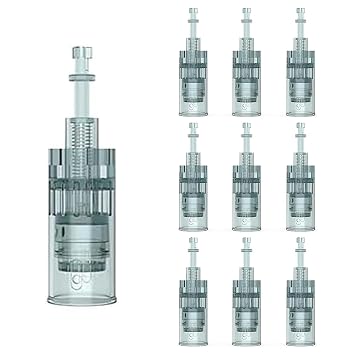 Microneedling Derma Roller Pen Cartridges 10pcs*16pin 0.25mm At Home Use For M8/M7S J15116