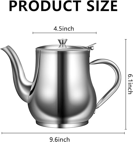 Miniatura 3 de Lata de grasa para cocina con colador, contenedor de almacenamiento de aceite para cocina, colador de grasa de acero inoxidable para cocina con