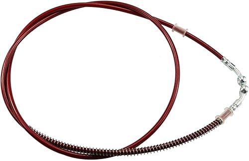 Vista 60 de PRO BAT Tubería de manguera de freno hidráulica trenzada para chino GY6 Scooter ATV Dirt Bike Go Kart 0.394 in Banjo extremos (39.4 pulgadas/39.4 in)