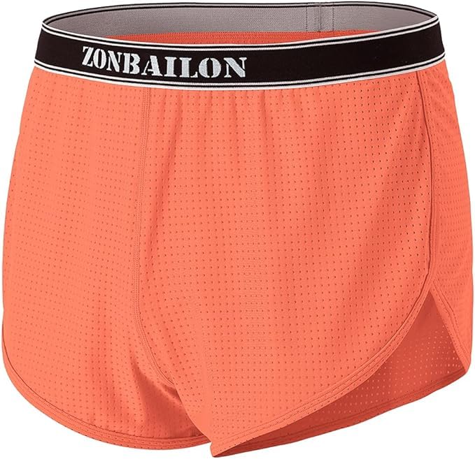 ZONBAILON Mens Pajama Sleep Shorts Mesh Booty Sexy 3 Inch Lounge Underwear