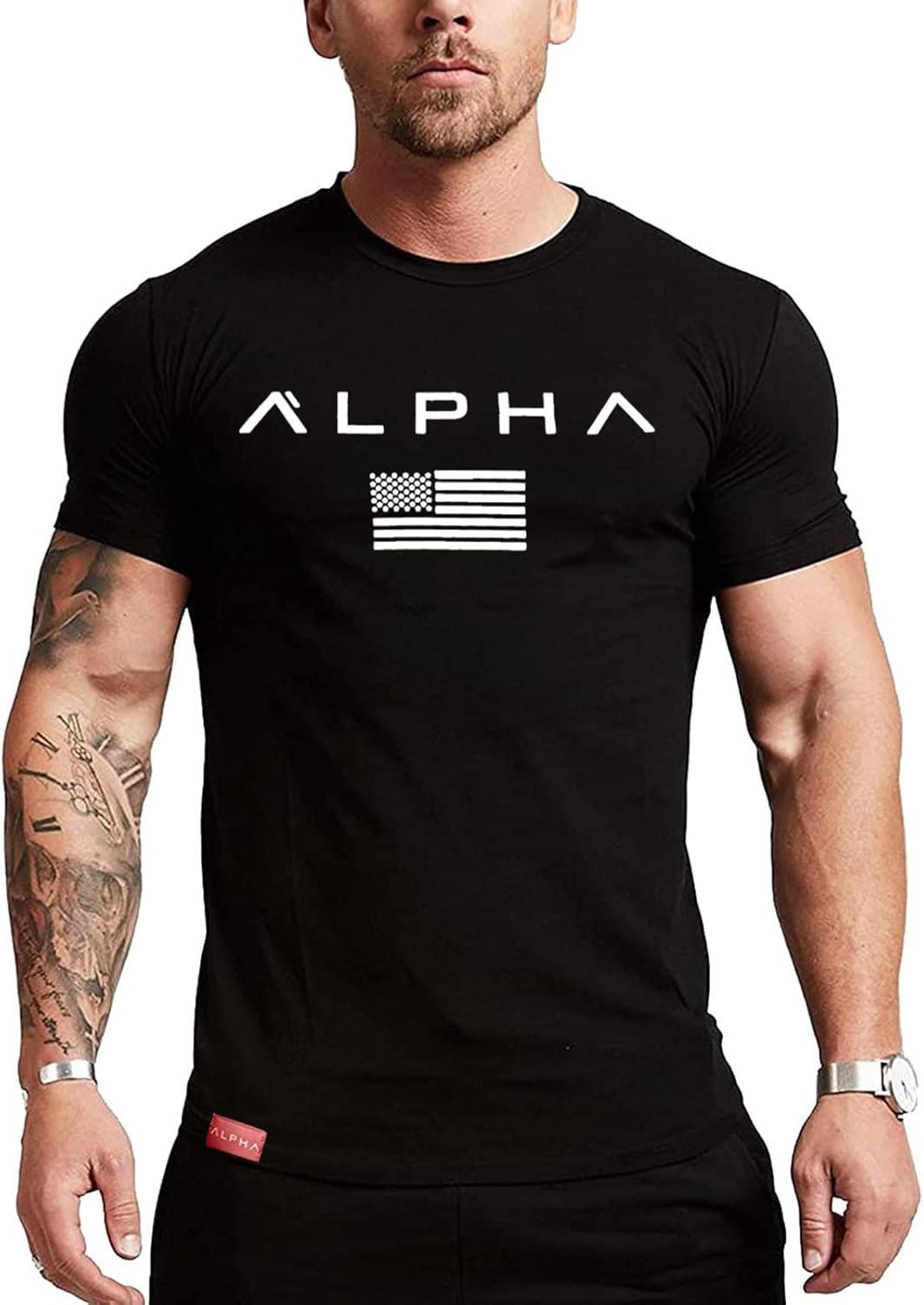 Iendycn ジムtシャツ ストレッチ 半袖 細身 フィットネス トレーニング 筋トレ スポーツ おしゃれ メンズ 速乾性 クリスマスツリー特価