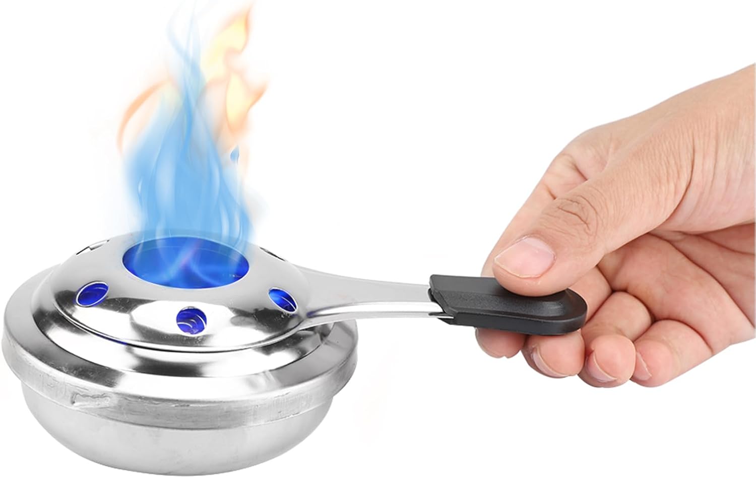 Portable Stainless Steel Fondue Burner with Anti Scald