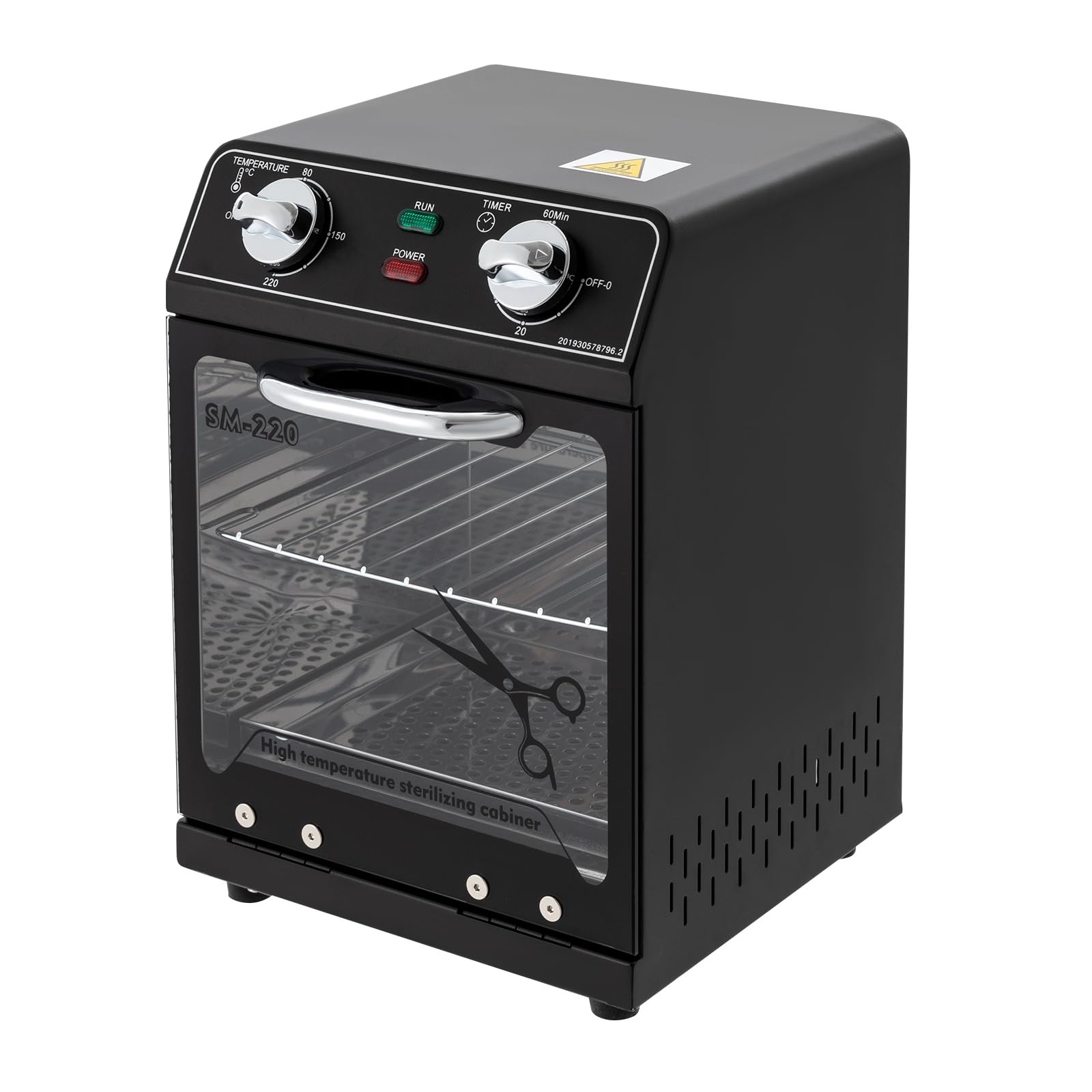 Stérilisateur instruments 8L à chaleur sèche pour éliminer les bactéries - 8