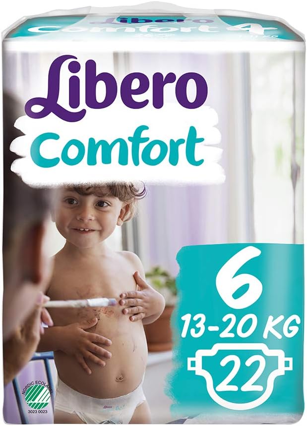 Comfort 6 Baby Nappies - 13-22kg (8 Packs of 22)
