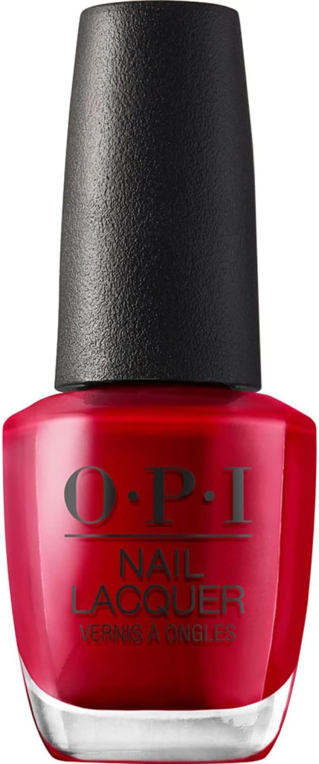 Classic Nail Lacquer, 7 Days Wear, Chip-resistant, High-Shine Color Nail Polish, Color So Hot it Berns, Red, 15ml