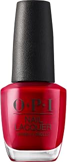 OPI Nail Lacquer Nail Polish | Opaque Light Red Crème Chip Resistant Nail Polish | Fast Drying, Streak Free