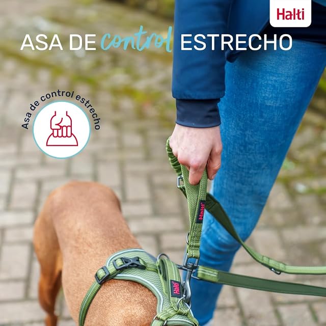 Foto 6 de 6 de Correa Multifuncional para Perros Halti Anatomía - Tamaño S, Verde Azulado