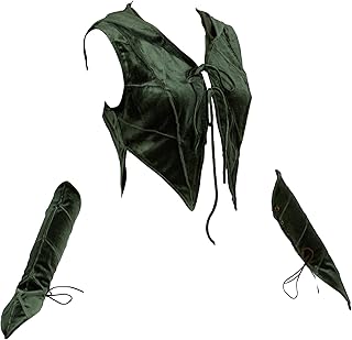 Women's Medieval Hooded Coat Elf Cosplay Renaissance Short Coat with Sleeves