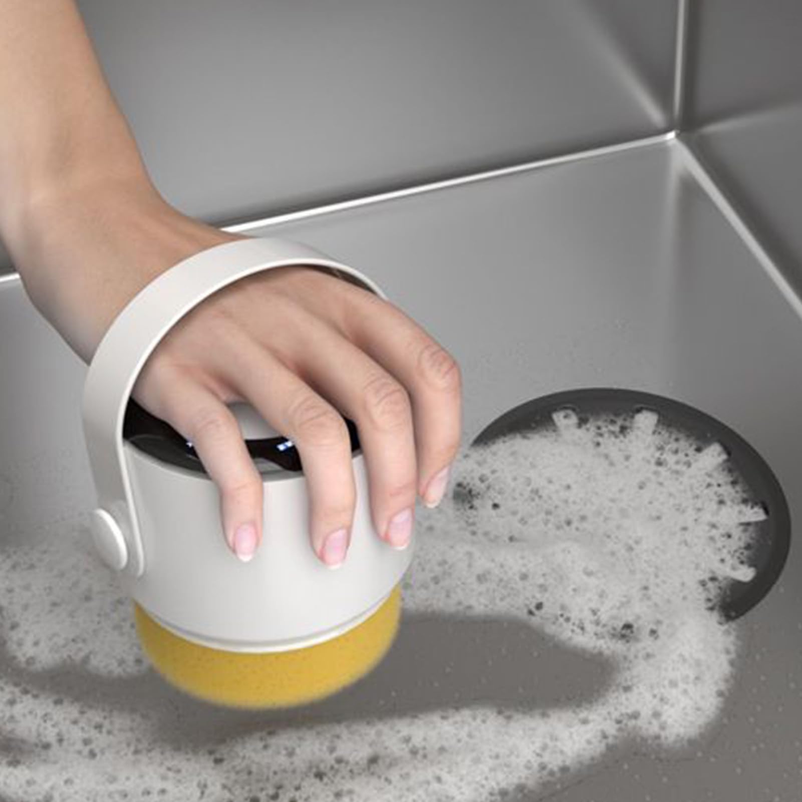 Scrubber Elettrico Per Doccia Senza Fili Robusto, Automatico e Impermeabile