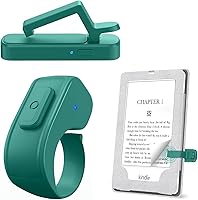 Vista 10 de Anillo girador de páginas para Kindle, control remoto para iPhone, iPad, tabletas Android, lectores electrónicos, girador de páginas para Kindle