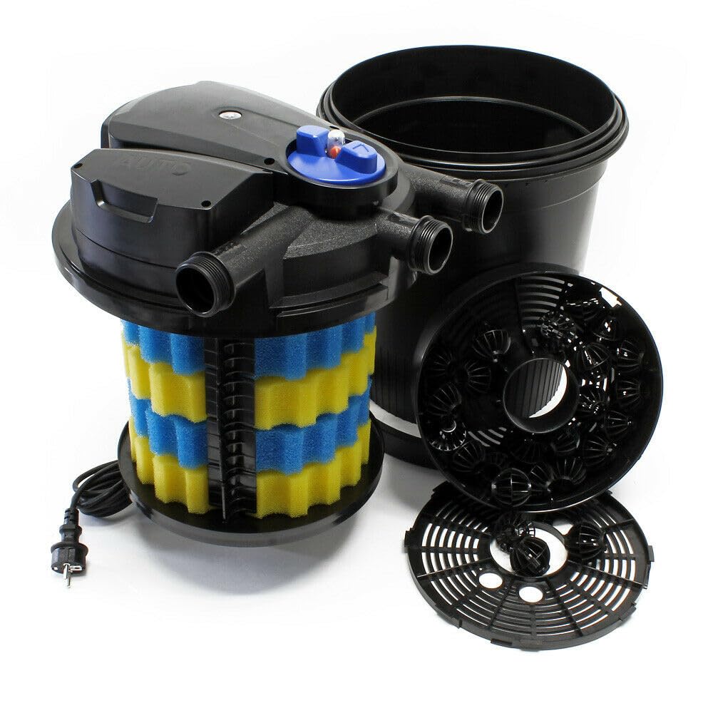 Kit filtro set 40000 litri 36 watt UVC pompa 6000 l/h tubo 5 m 16_0001903