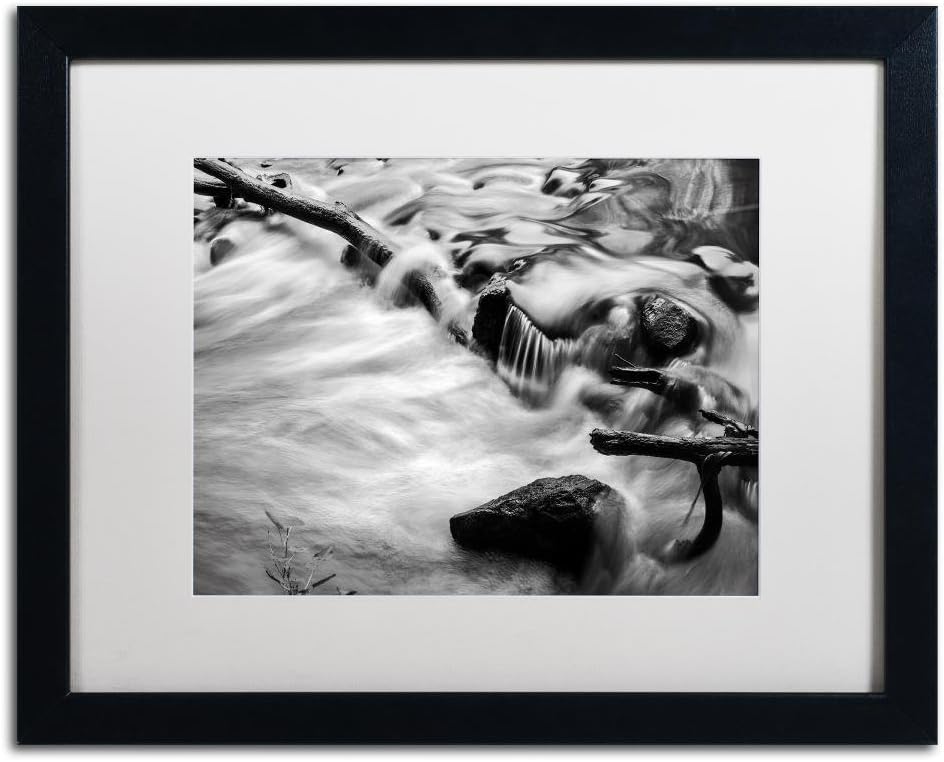Black River by Jason Shaffer, White Matte, Black Frame 16x20-Inch