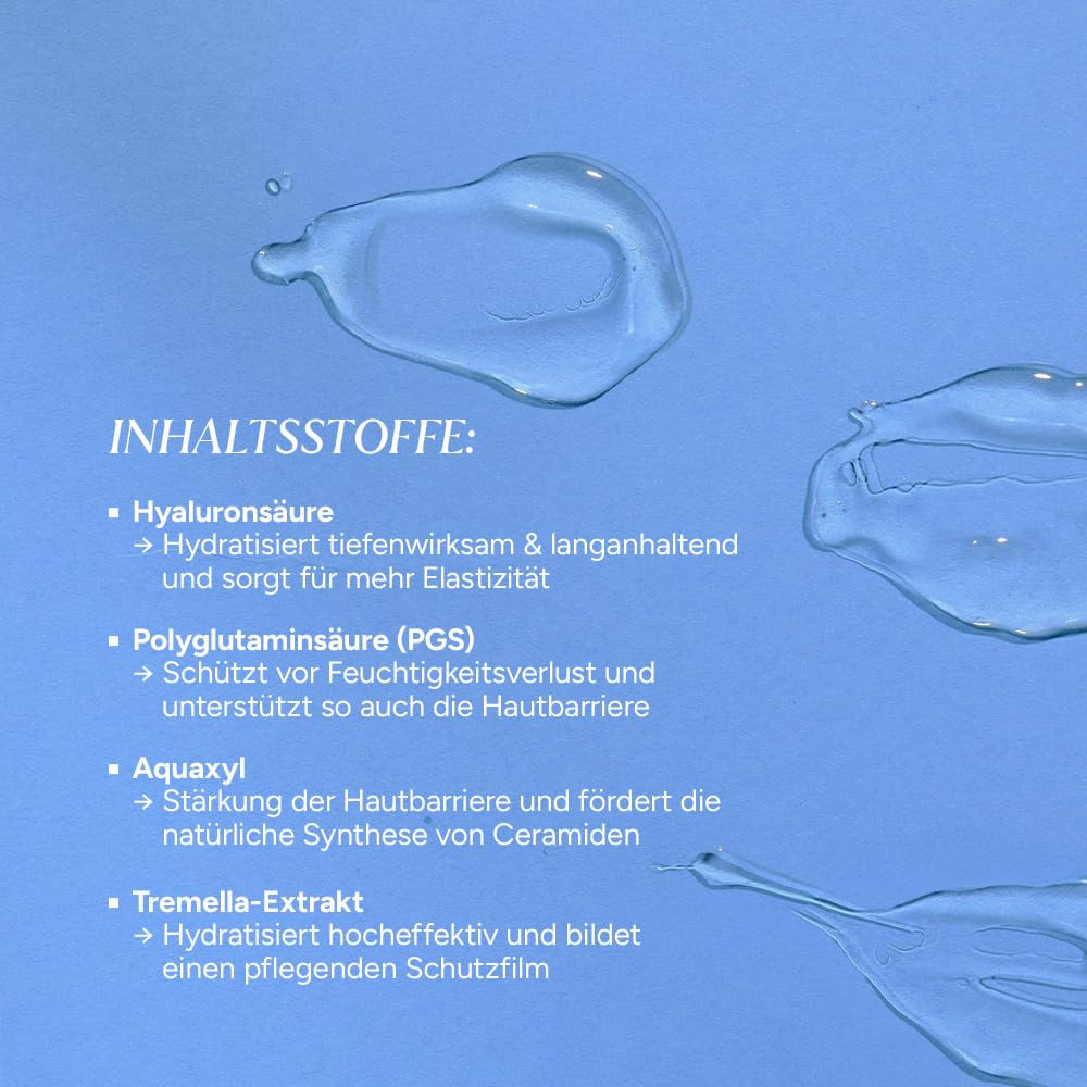 JUNGLÜCK Hydration Booster – Hochdosiertes Well Aging Hyaluron Serum