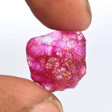 1 Piece Red Ruby 8.00 Ct Natural Ruby Mineral Specimens Red Raw Ruby Loose Gemstone