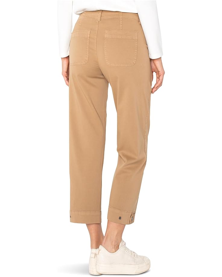 Liverpool Los Angeles Petite Soft Touch Twill Mid-rise Utility Crop W/ Tab Hem Pant 24" Inseam - #2 of 4