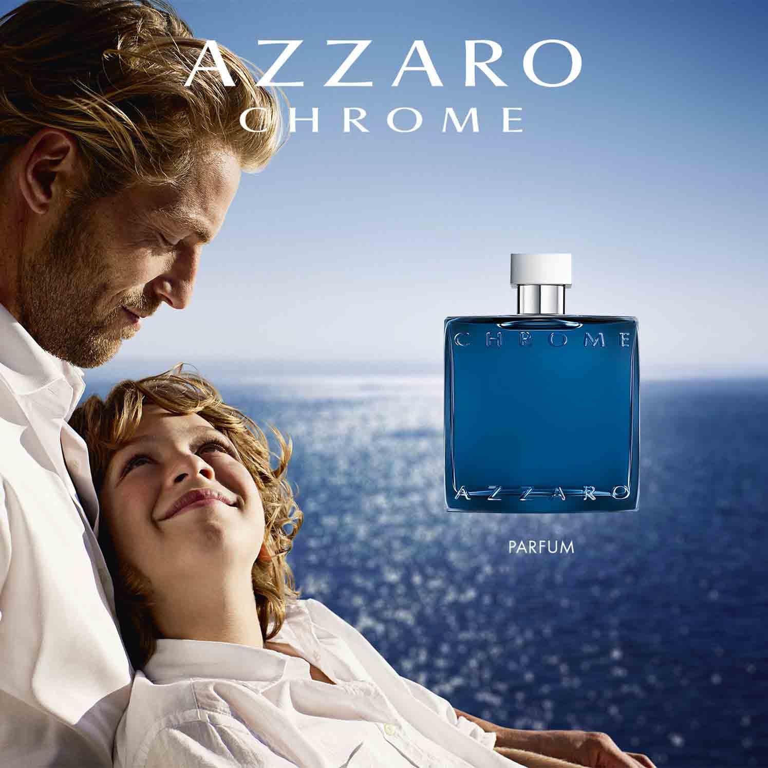 Azzaro Chrome Parfum, profumo uomo fresco, aromatico e legnoso, 100ml