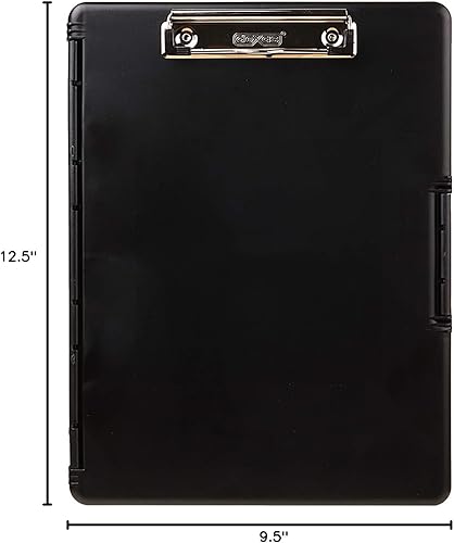 Miniatura 7 de Dexas Slimcase 2 3517-91 - Portapapeles de almacenamiento con apertura lateral color negro