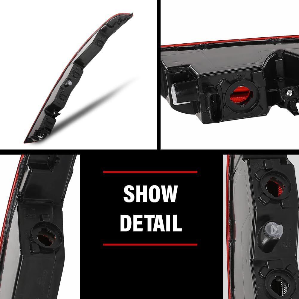 ANDPLAY Rear Lower Bumper Tail Light Left Side Compatible with Audi Q3 2016-2018 8UD945096B, 8UD945095B, 8UD945096B, 8UD945095B