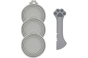 Cute Cat Spoon & Can Covers Set: Your Purrfect Kitchen Companions for Pet Feeding