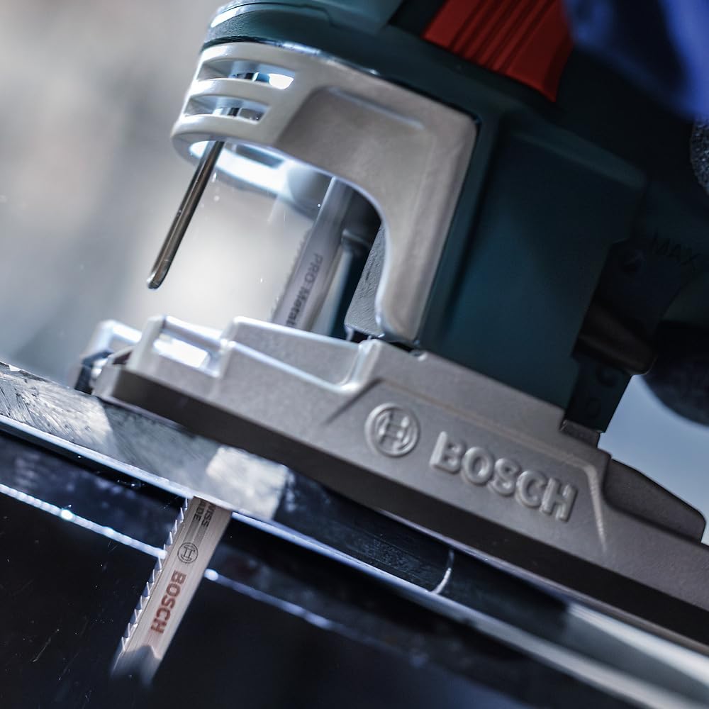 Bosch 2 x PRO Metal Thick and Thin T123XF Jigsaw Blade (for Sheet Steel, Pipes and Profiles Made of Metal, Length 100 mm, Professional Accessories Jigsaw)