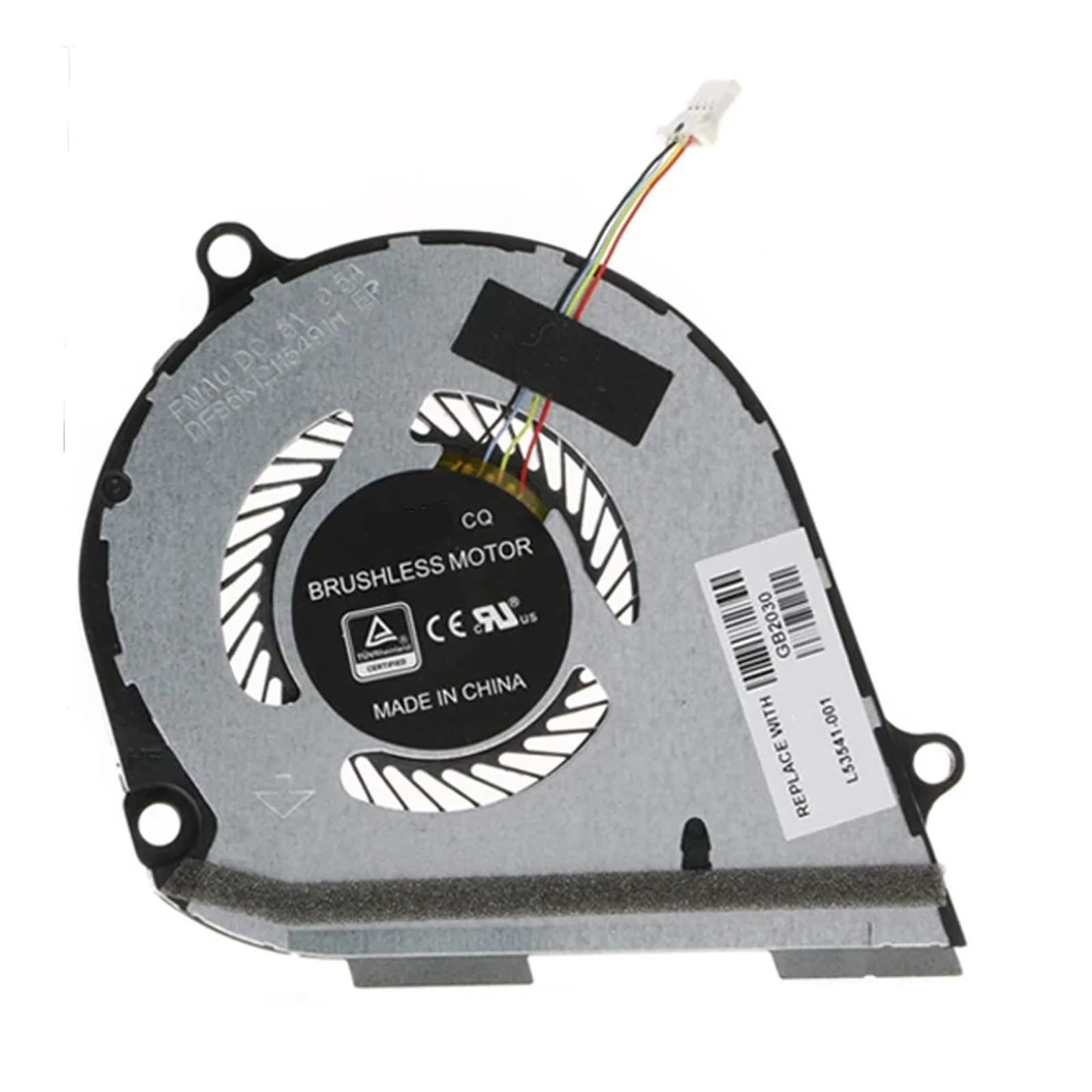 Ventilateur de Refroidissement PC, Ventilateurs GPU L53542 L53541-001 for processeur d'ordinateur, compatibles avec HP Envy, X360 15-DS 15-DR 15M-DR DR0004 15M-DS DS0011 TPN-W142(GPU Fan L53542)