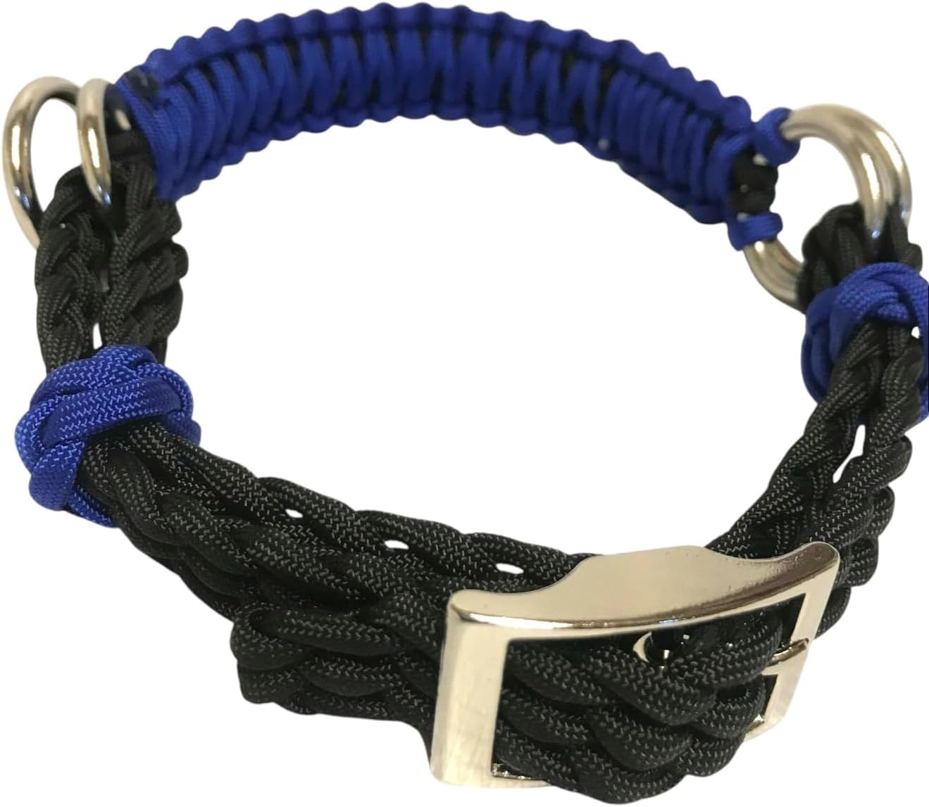 electric blue side pull hackamore bitless bridle attachment horse tack