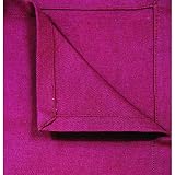 SUD ÉTOFFE Serviette De Table New York - Couleur - Bordeaux, Taille - 40x40