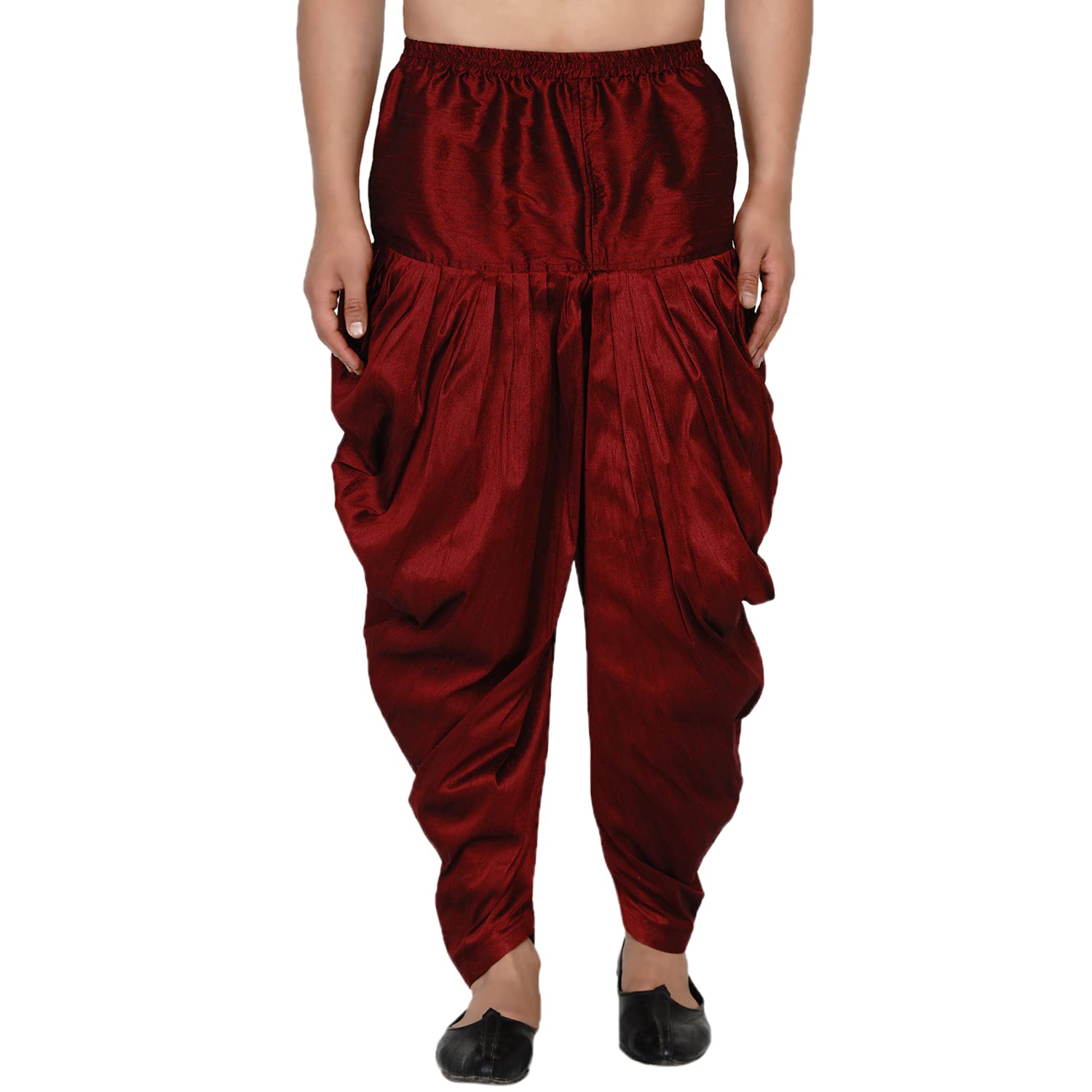 Veera Paridhan Ethnic Solid Maroon Dhoti for Men-image-16