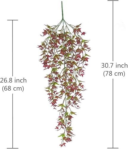 Miniatura 5 de CATTREE - Flores artificiales, paquete de flores de plástico flocado, plantas falsas, ramo de novia, interior, al aire libre, hogar, oficina, mesa,