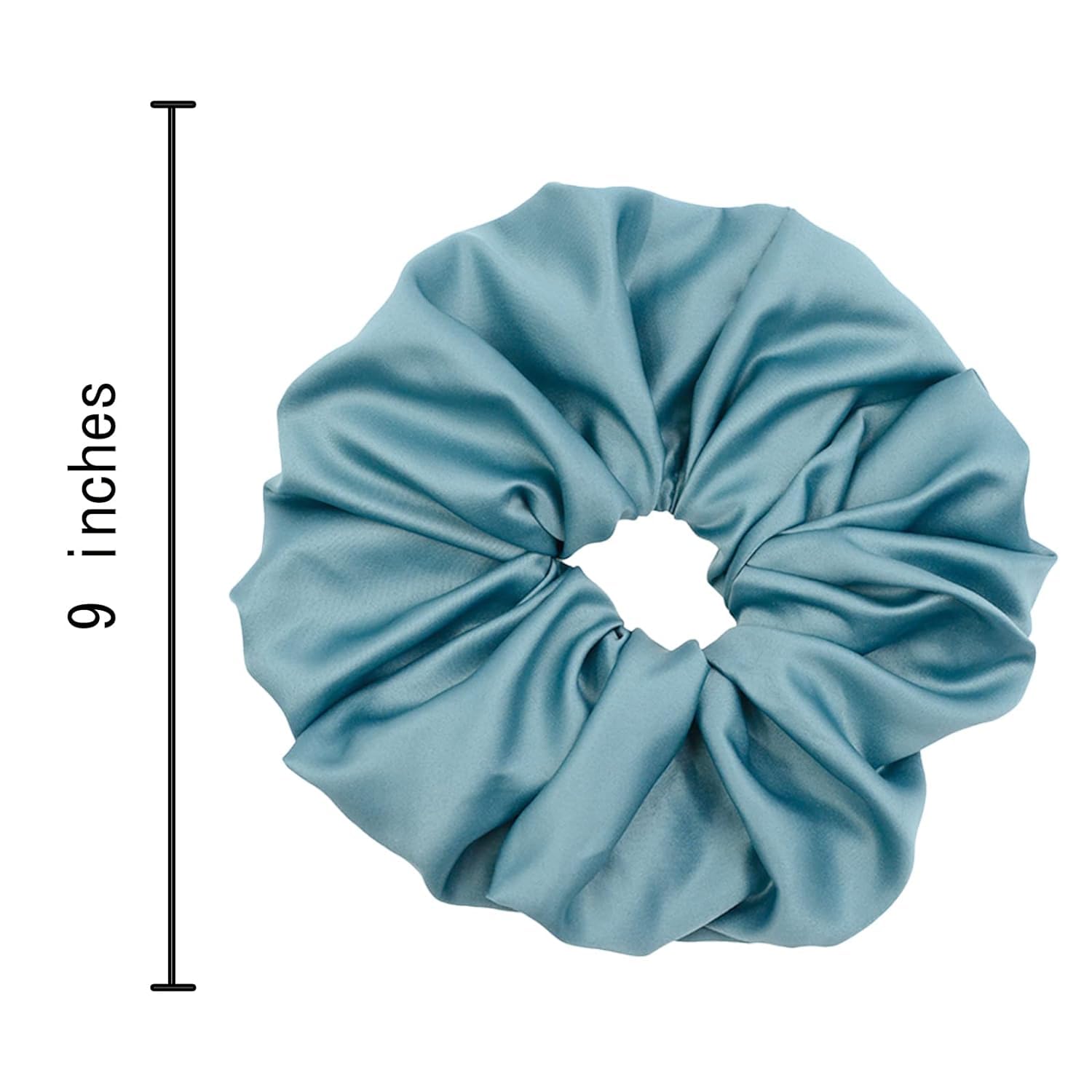 Chloven Jumbo-Haargummis, Übergröße, Satin-Haargummi, elastisch, Haargummi, Zubehör, Übergröße, 18 Farben