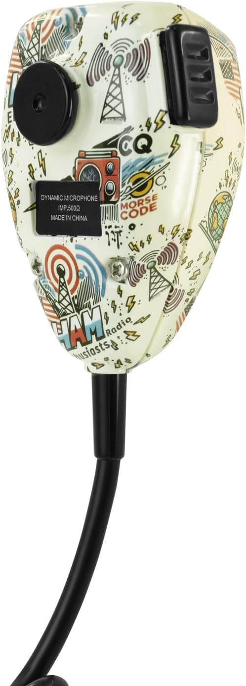 CB Microphone-4 Pin Noise Canceling CB Microphone, Amateur Radio and SSB Communications, USA HAM Edition (YTM-CB66 HAM)