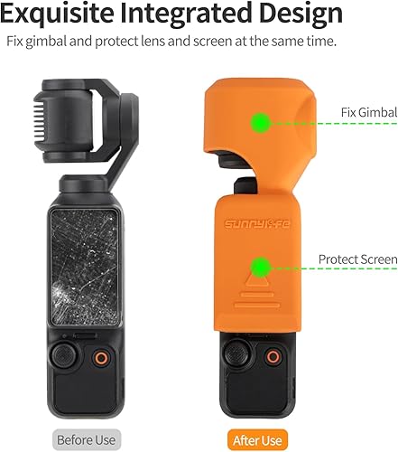 Miniatura 2 de Funda protectora de silicona todo en uno Protección para DJI Osmo Pocket 3 Funda protectora de silicona Gimbal Funda protectora Accesorio de