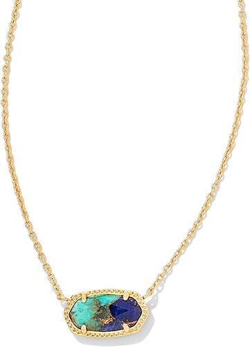 Miniatura 13 de Kendra Scott - Collar Elisa con dije para mujer, joyería de moda, chapado en oro de 14 quilates