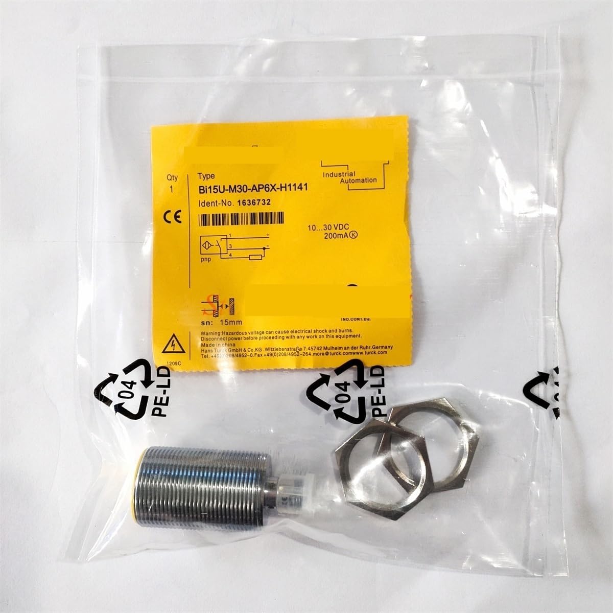 CXFCIHFT 1PCS BI15U-M30-AP6X-H1141 -AN6X-H1141 Proximity Switch Sensor(BI15U-M30-AN6X-H1141)