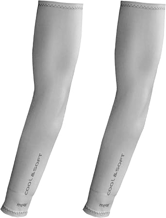 Cooling Arm Sleeves Ice Silk UV Protection Arm Covers Anti-Slip Tattoo Cover Arm Warmers for Outdoor Sports