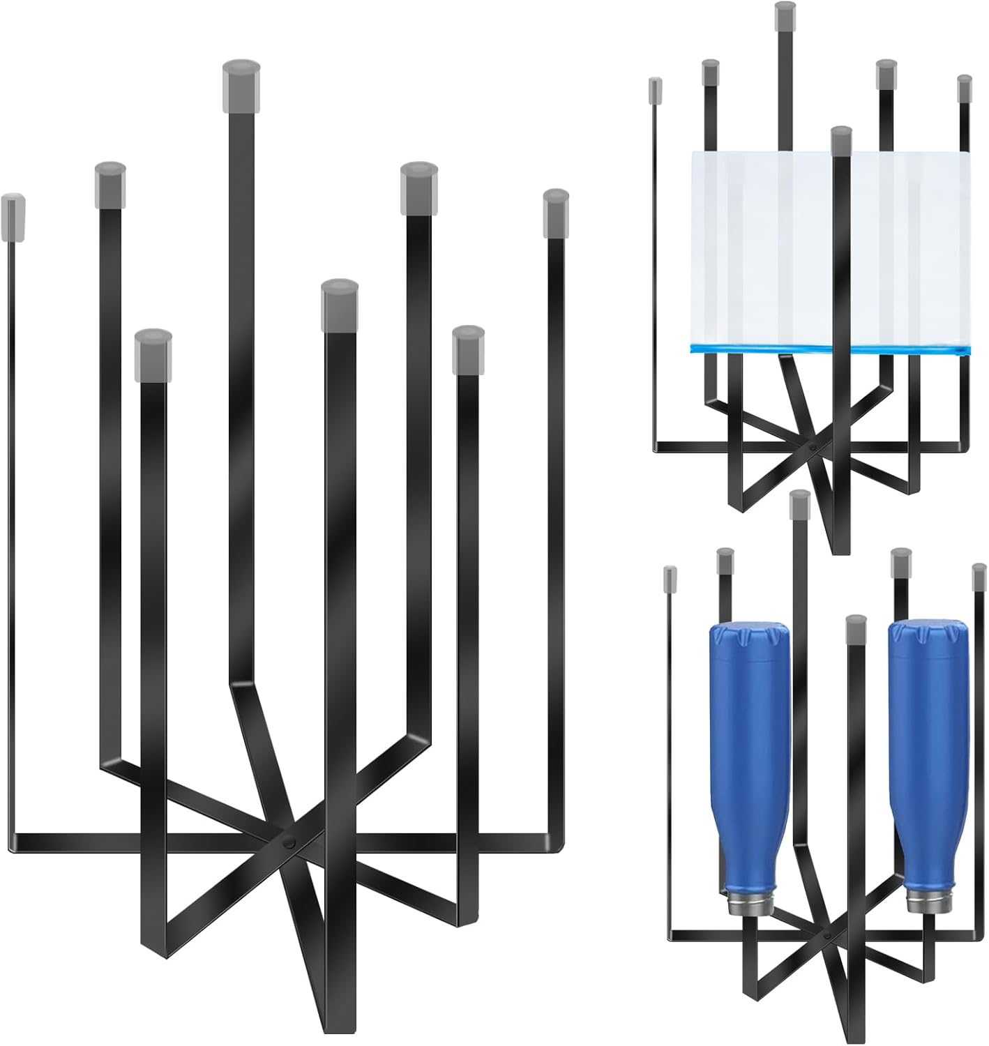8 Rack，Cup Drying Rack, Water Bottle Drying Rack Space