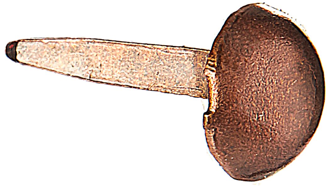 Eyelet Outlet Runde Stäbe, 4 mm, gebürstetes Kupfer.