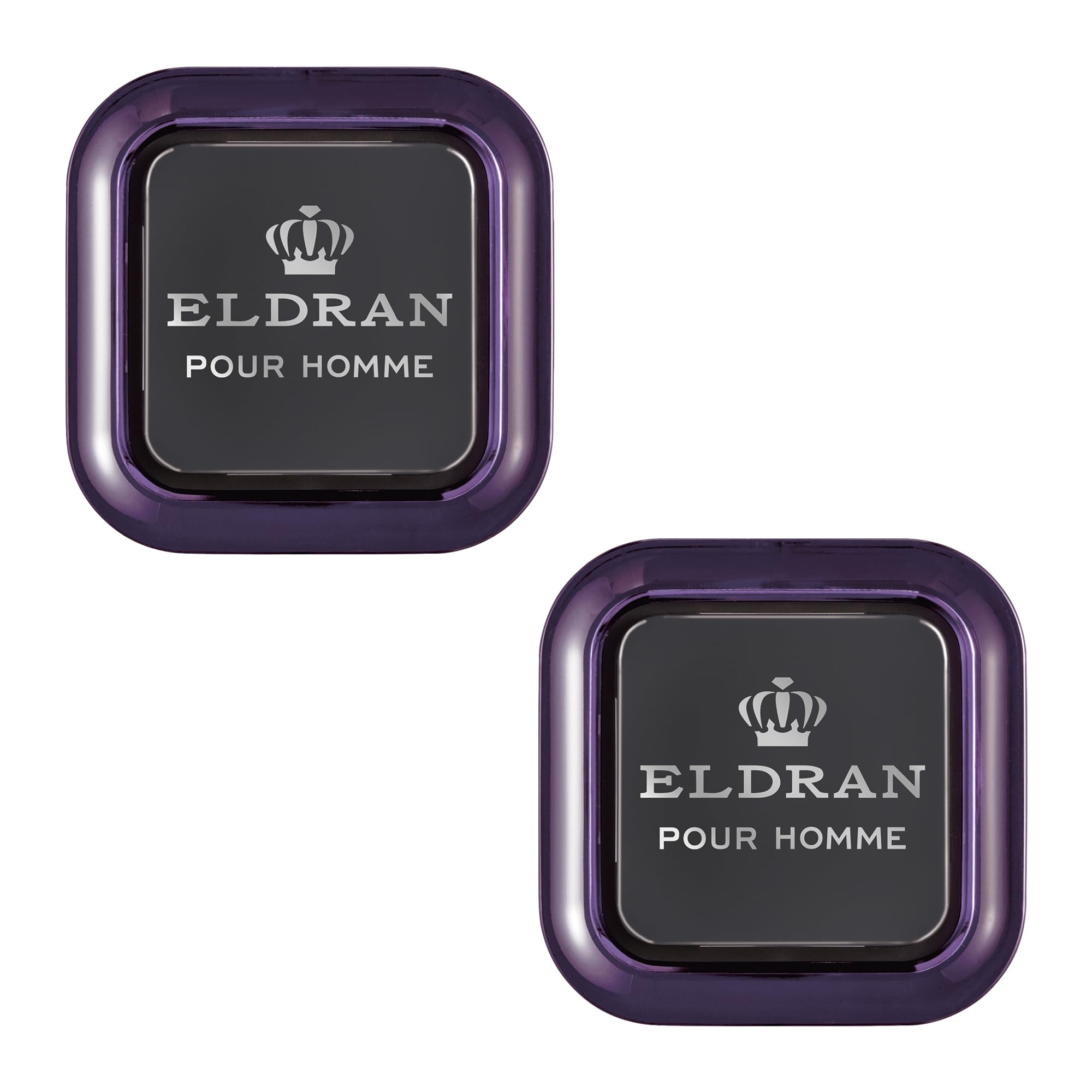 CARALL 3534 Harukido Car Air Freshener, Elduran Glister Ace 2 Pack, Rich Bloom 0.09 oz (2.4 g) x 2 Tablets, Clip 1 piece