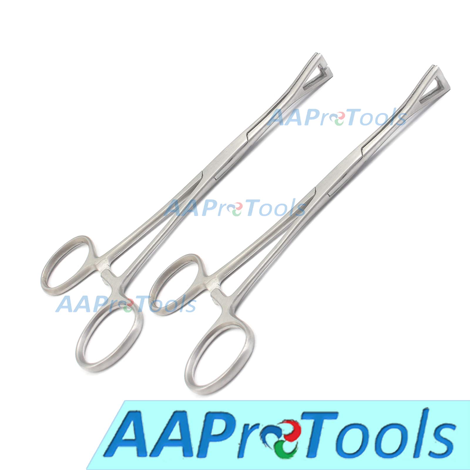 AAProTools Body Piercing Pennington Forceps Slotted & Unslotted 6