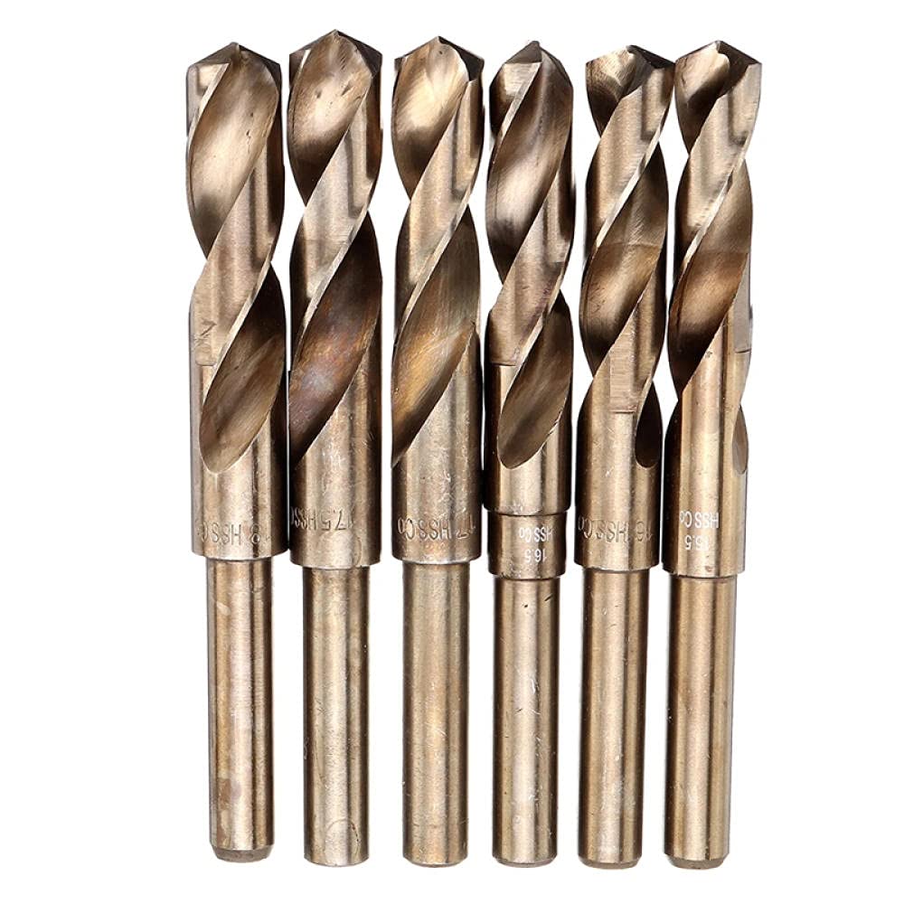 M35 HSS-CO Cobalt Industrie Grade Twist Bohrer 13,5-30mm 1/2 Zoll reduzierte Schaftbohrungen für Metall Edelstahlbohren-30mm.