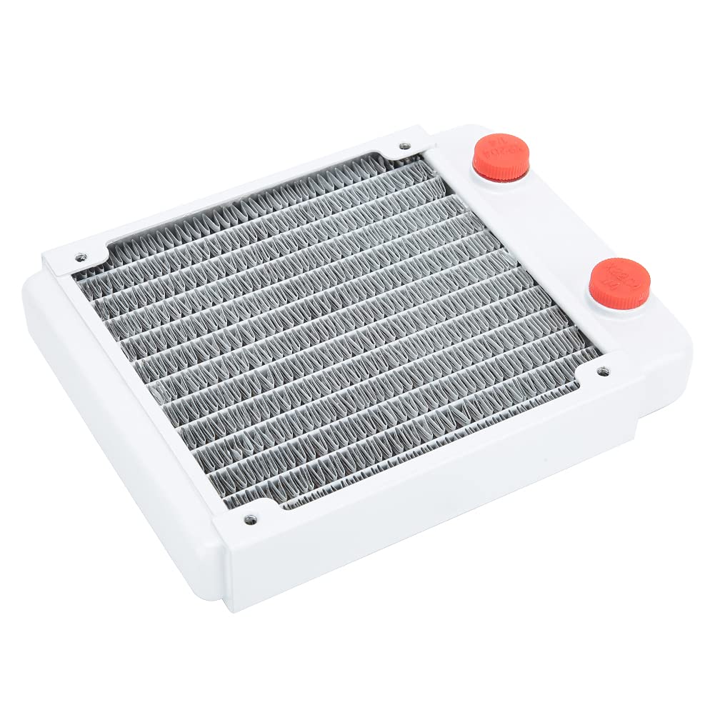 Radiatore di Raffreddamento Ad Acqua con Dissipatore di Calore in Rame Bianco per CPU e PC con Design a 12 Migliore Dissipazione del Calore