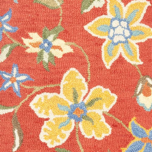Tapete corredor Safavieh Blossom Collection 2'3" x 8', lana miniatura 6