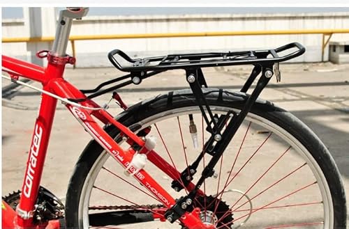 2025 Upgraded ZTZ Generies Biking Universal Adjustable Bike Rear Rack, Bike Carrier Rack with Quick Release Road Bicycle Rear Racks 110-165 lbs Capacity Universal, compatiable with Most of Bikes
