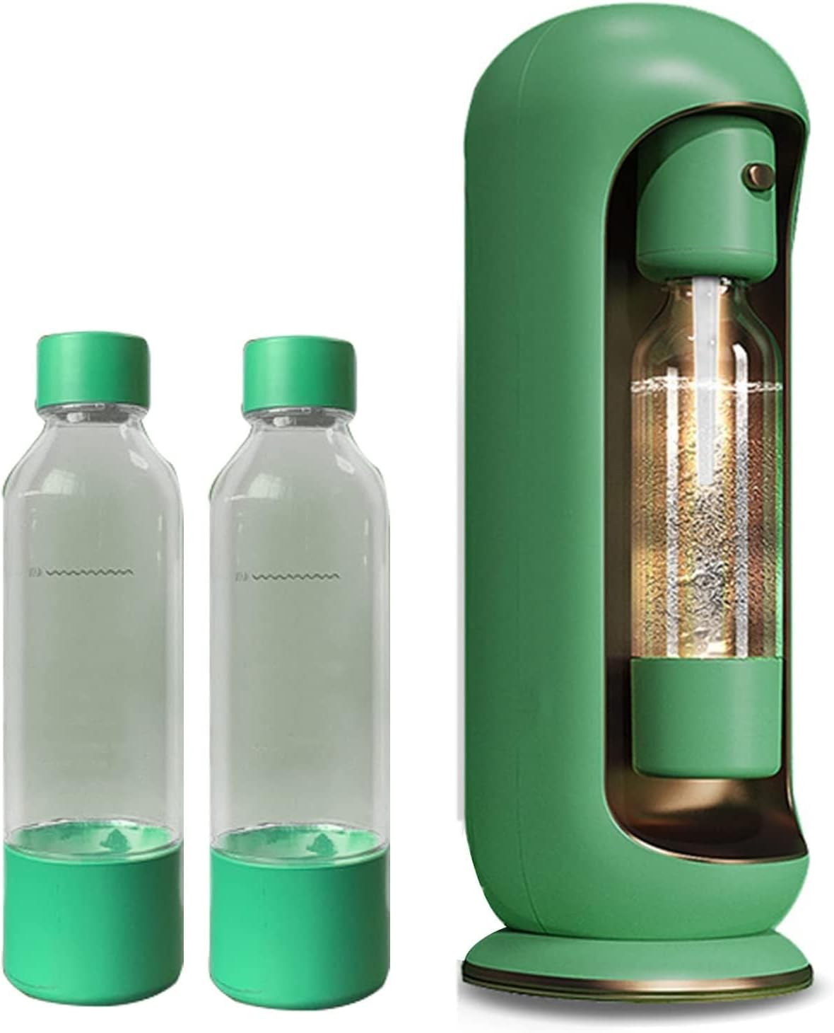 Soda Maker with 2 Water Bottle, Bubble Water Machine Carbonated Drink Maker Soda Water Machine